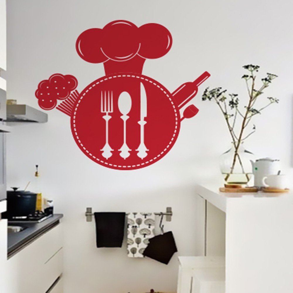 Vinilo Decorativo Adhesivo Cocina sello blanco