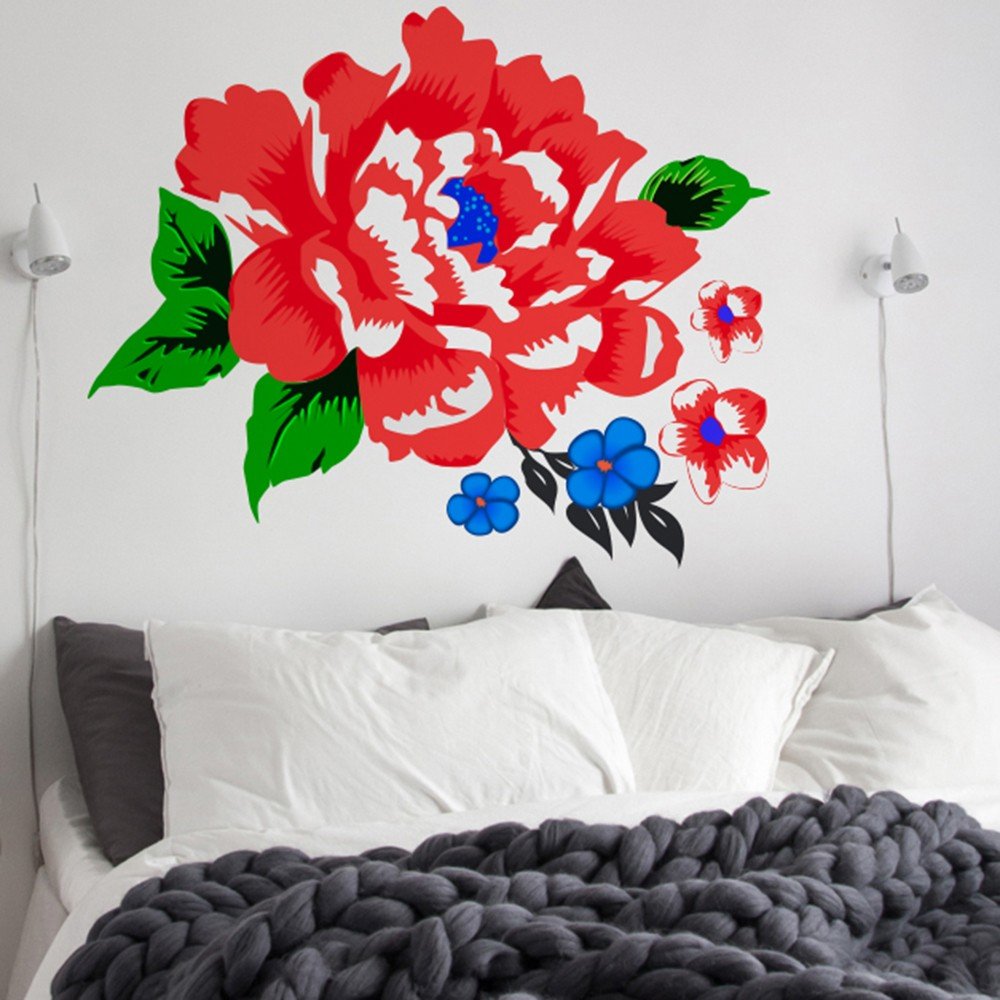 Vinilo Decorativo Adhesivo Beautiful Flower impresion
