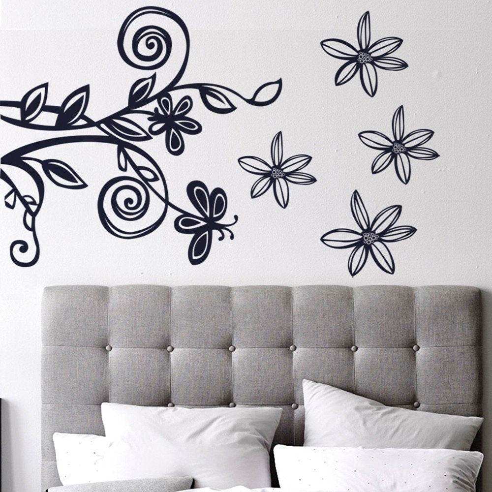 Vinilo Decorativo Adhesivo Floral