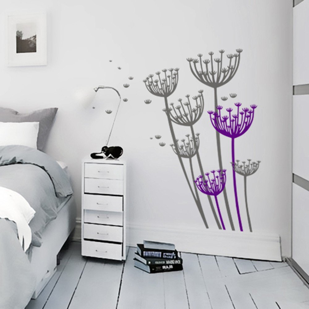 Vinilo Decorativo Adhesivo Flores Otoñales