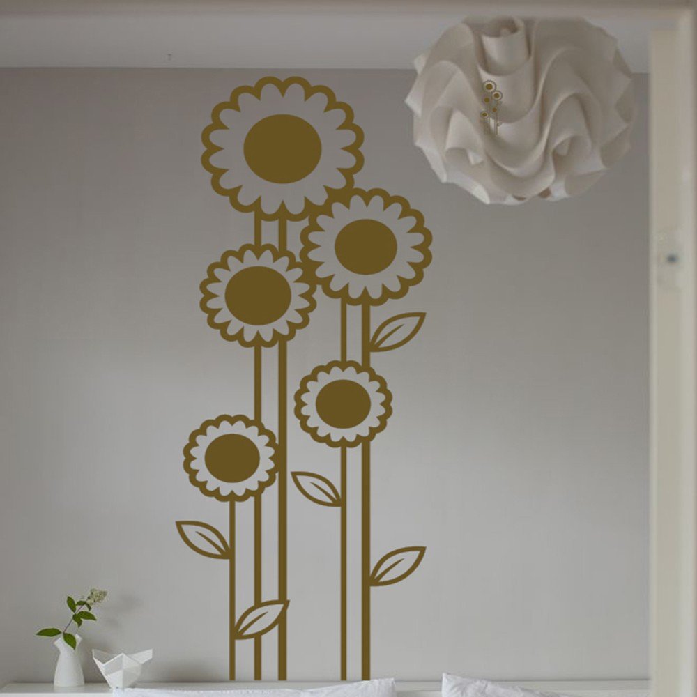 Vinilo Decorativo Adhesivo Girasoles