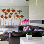 Vinilo Decorativo Adhesivo Jardin De Flores