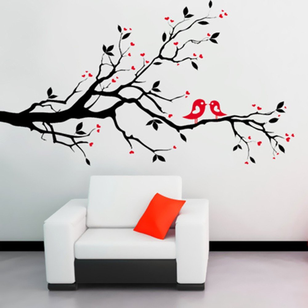 Vinilo Decorativo Adhesivo Love Branch
