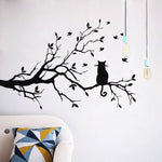 Vinilo Decorativo Adhesivo Rama Gato