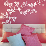 Vinilo Decorativo Adhesivo Rama Párajos y Flores