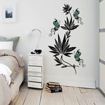 Vinilo Decorativo Adhesivo Ramas y Mariposas