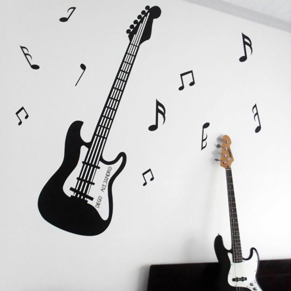 Vinilo Guitarra, Notas y Nombre