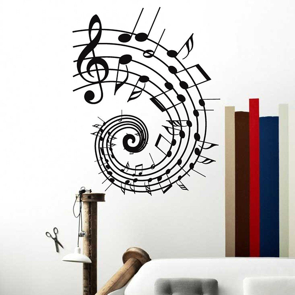 Vinilo Pentagrama Espiral