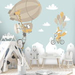 Vinilo FotoMural Animales Volando Impresíon