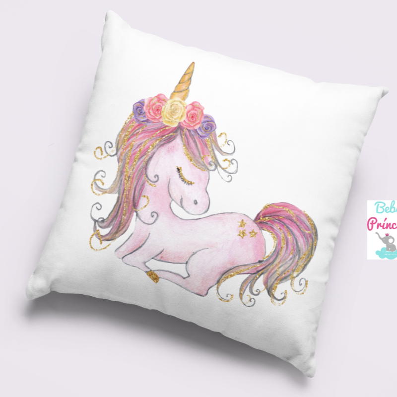 Funda o Cojín Unicornio Sueños