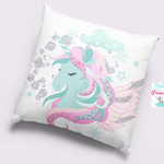 Funda o Cojín Unicornio Azul