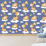 Mural Decorativo Jirafas Bebe