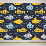 Mural Decorativo Submarinos