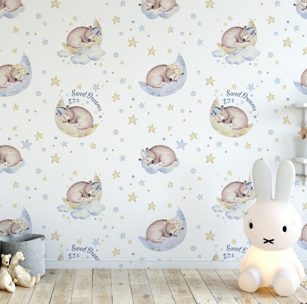 Mural Decorativo Good Night Impresión