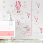 Vinilos Adhesivos Promo 2x1 Medidor y Oso Globos y Estrellas