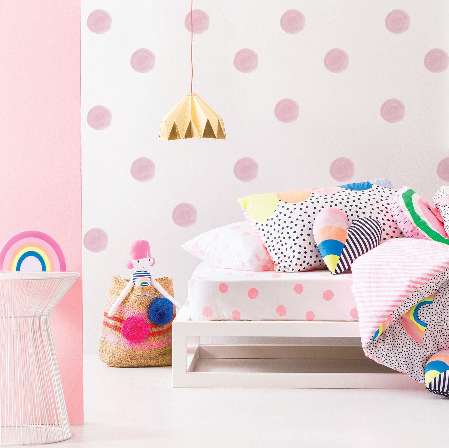 Vinilo Decorativo Adhesivo Puntos Acuarela