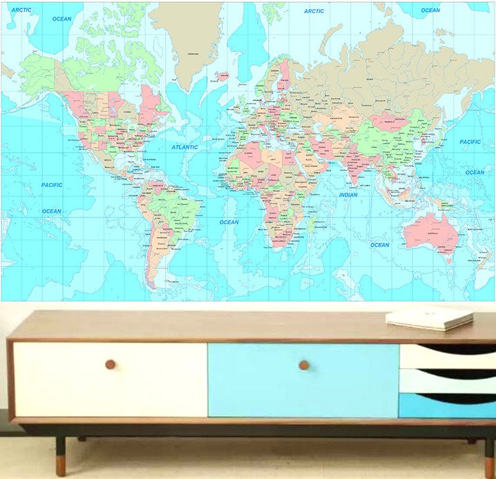 Papel Tapiz mapas
