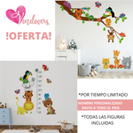 Vinilos adhesivos animales de zafai niños
