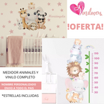 vinilos medidor animales y animales estrellas nombre