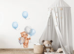 Vinilo Decorativo Oso Globos Bebe