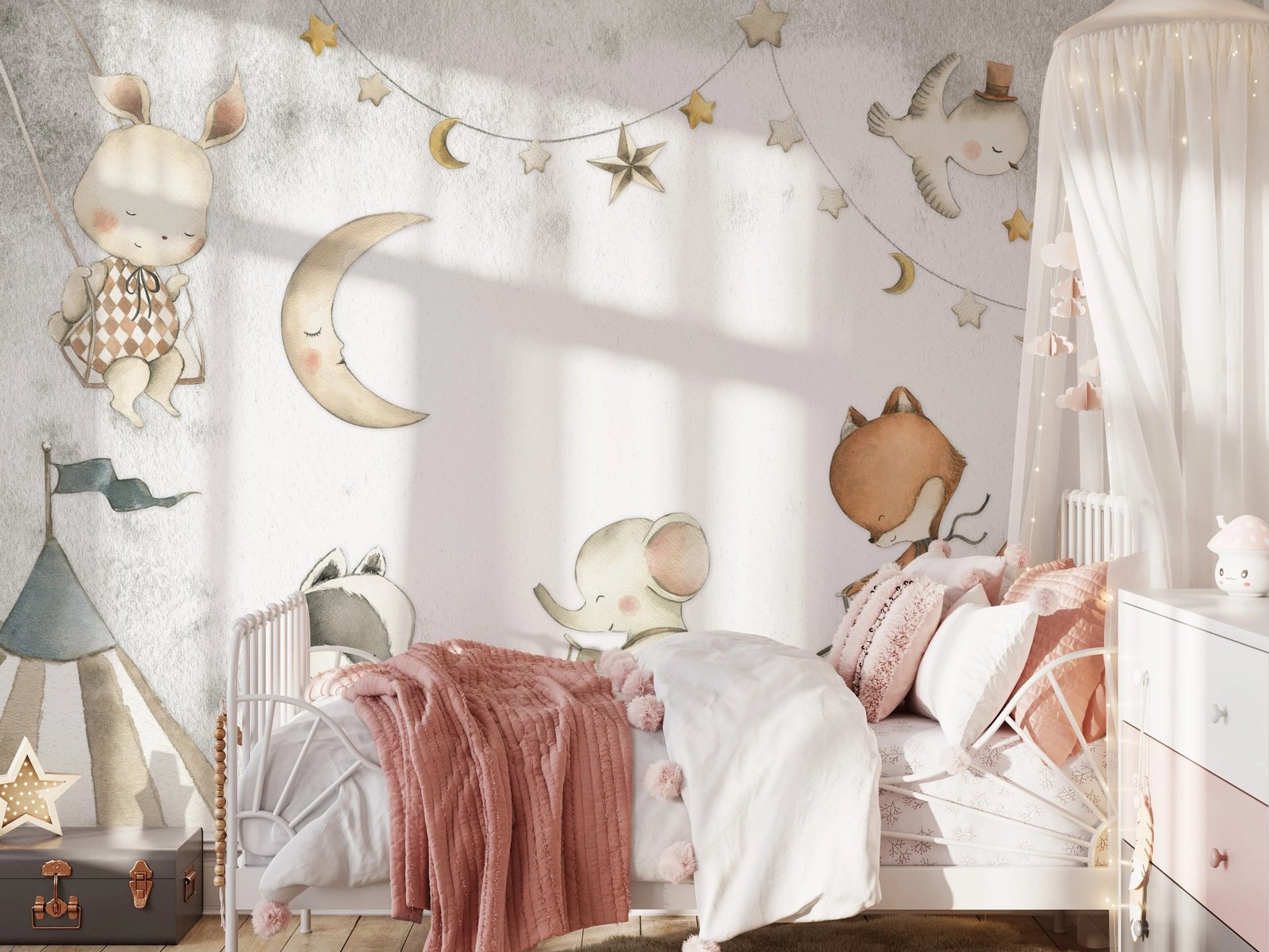 Papel Tapiz Adhesivo Infantil Animales