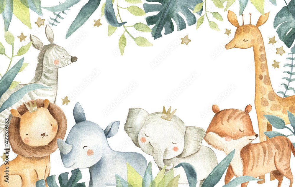 Papel Tapiz Infantil Murales Vinilos Animales