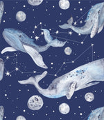 Papel Tapiz Vinilo Adhesivo Mural Ballenas