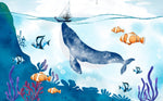 Papel Tapiz Vinilo Adhesivo Animales de Mar