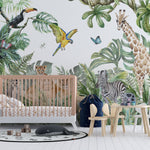 Papel Tapiz Adhesivo Infantil Animales Zafari
