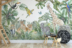 Papel Tapiz Adhesivo Infantil Animales Zafari