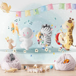 Papel Tapiz Animales Fiesta