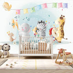 Papel Tapiz Animales Fiesta