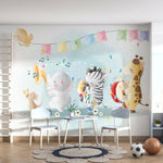 Papel Tapiz Animales Fiesta