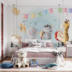Papel Tapiz Animales Fiesta