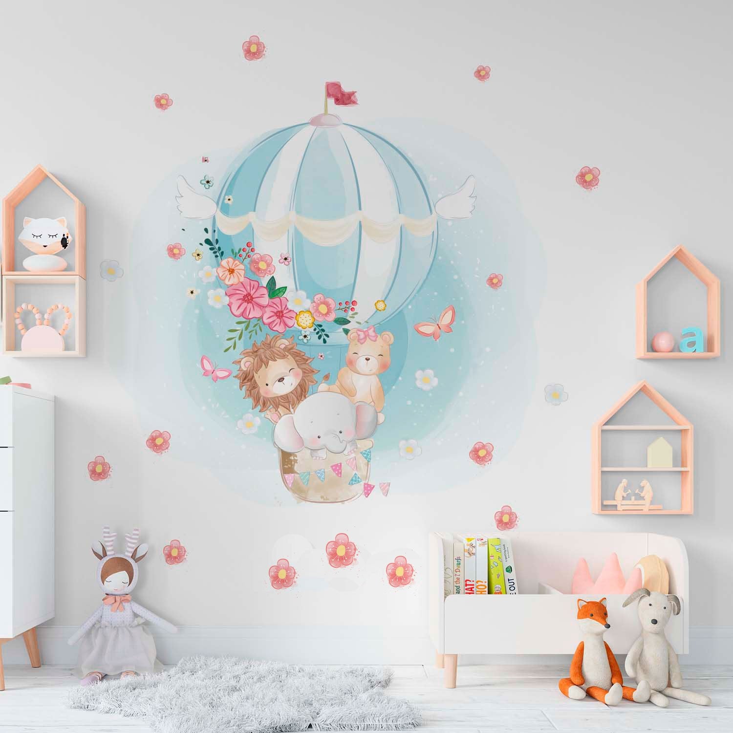 Vinilo Animales Globos Infantil