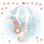 Vinilo Animales Globos Infantil