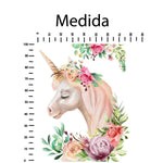 Vinilo Unicornio y Flores