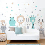 Vinilo Decorativo Cabezas de Animalitos 03