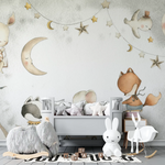 Papel Tapiz Adhesivo Infantil Animales