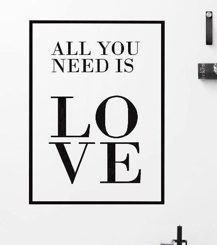 Vinilos Decorativos Adhesivos mensajes de amor Colombia Bogota Medellin Cali Barranquilla Bucaramanga