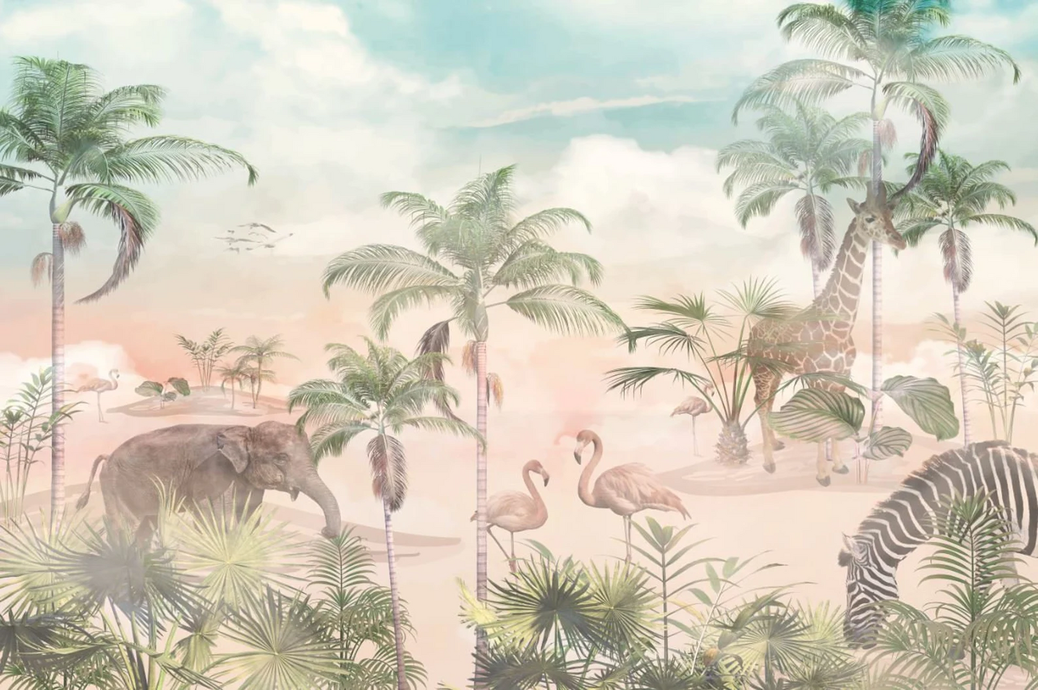 Papel Tapiz Jungla de Ensueño