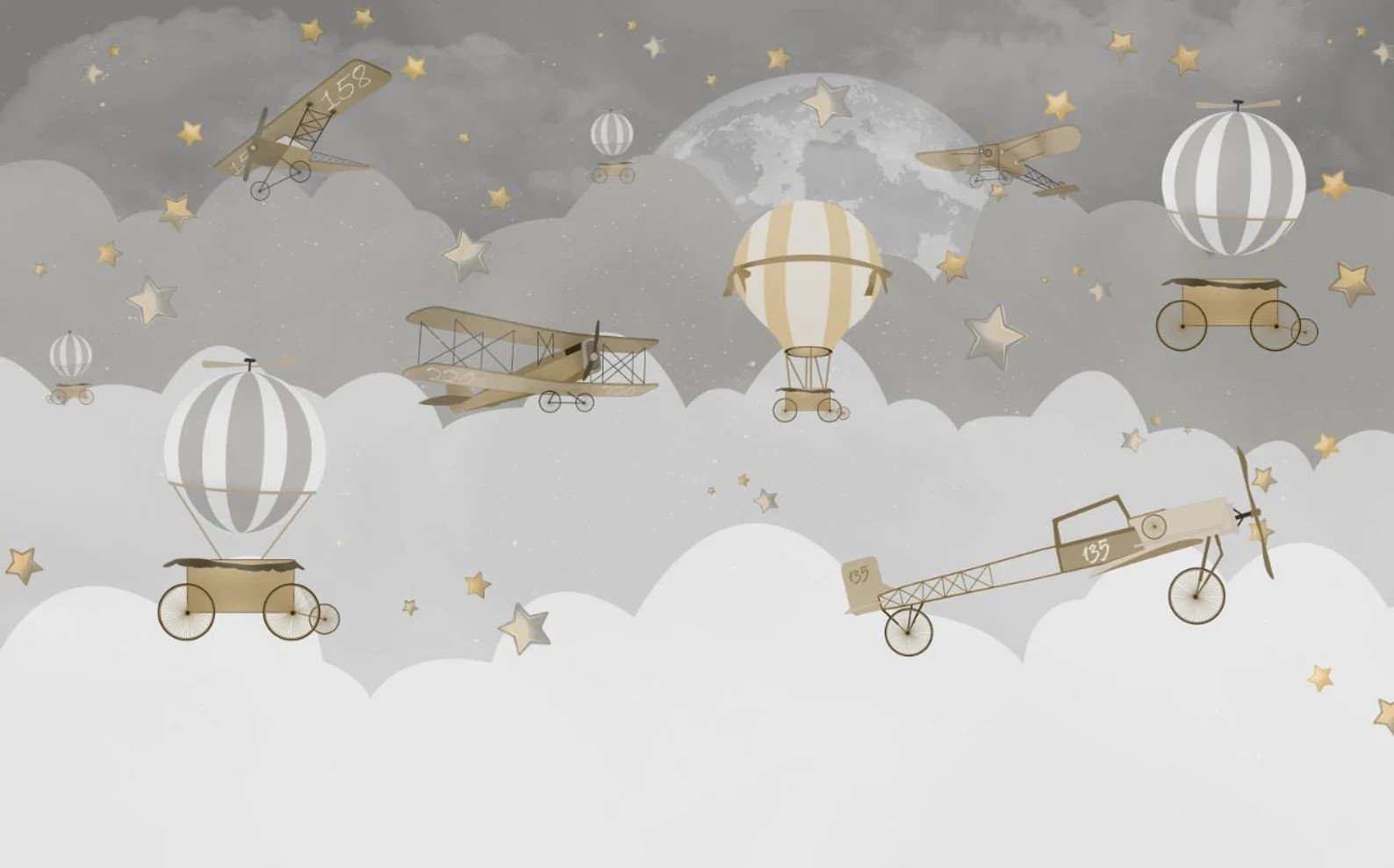 Papel tapiz adhesivo  Noche de Sueños