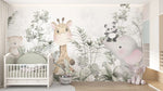 Papel tapiz adhesivo Jungla Animales Selva