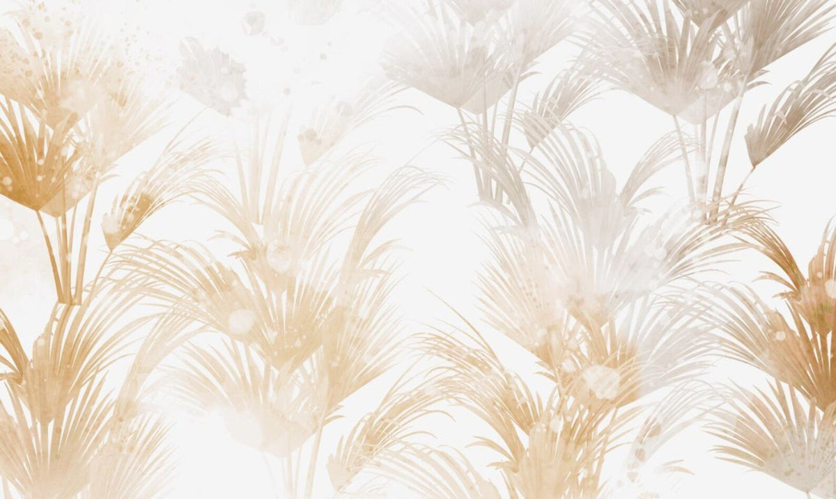 Papel Tapiz Adhesivo Decorativo - Acuarela de Palmitas