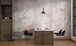 Papel Tapiz Adhesivo Decorativo - Acuarela Palmas Gigantes