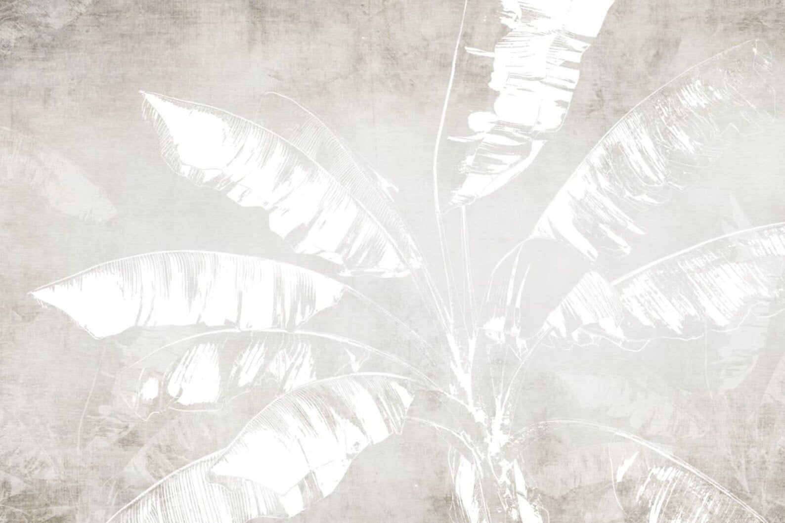 Papel Tapiz Adhesivo Decorativo - Acuarela de Plátano