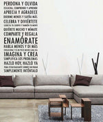 Vinilo Decorativo Adhesivo Frase perdon Colombia Bogota Medellin Cali Barranquilla Bucaramanga