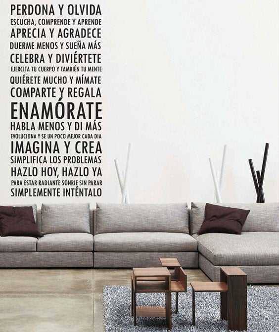 Vinilo Decorativo Adhesivo Frase perdon Colombia Bogota Medellin Cali Barranquilla Bucaramanga