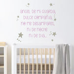 Vinilo infantil angel de mi guarda Colombia Bogota Medellin Cali Barranquilla Bucaramanga