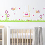 Decoraciones infantiles adhesivos vinilos jardines flores abejas Colombia Bogota Medellin Cali Barranquilla Bucaramanga